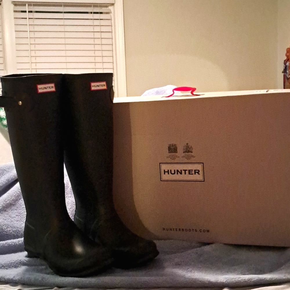 Hunter boots new size 10